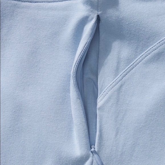 VS Pink High Wasit Cotton Mesh Legging:Blue, US M - Picture 5 of 6